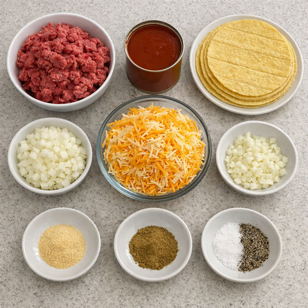 Beef Enchilada Casserole