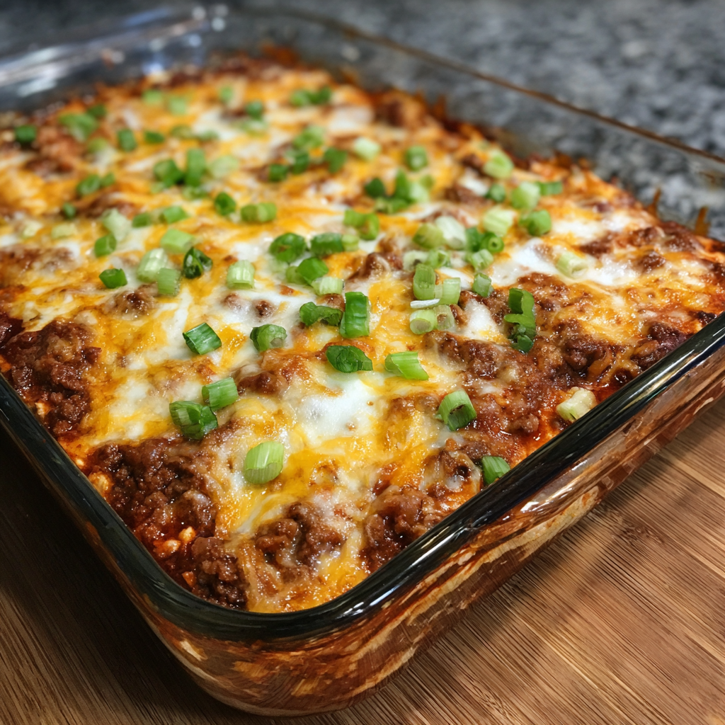 Beef Enchilada Casserole