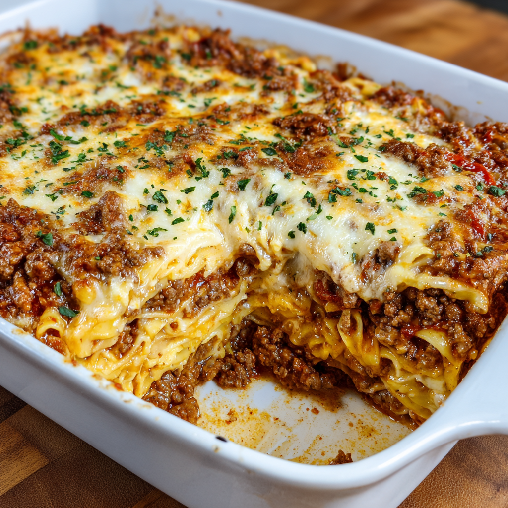 Beef Lombardi Casserole