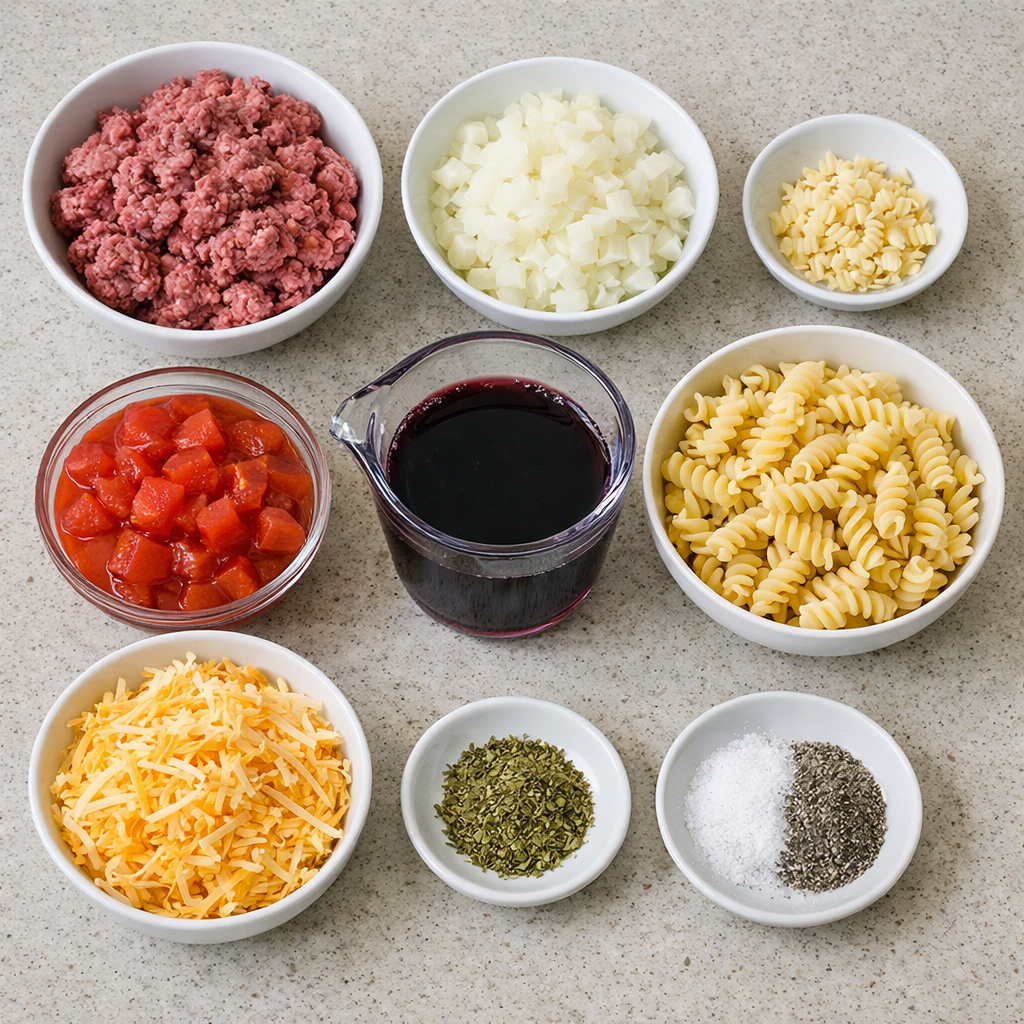 Beef Lombardi Casserole