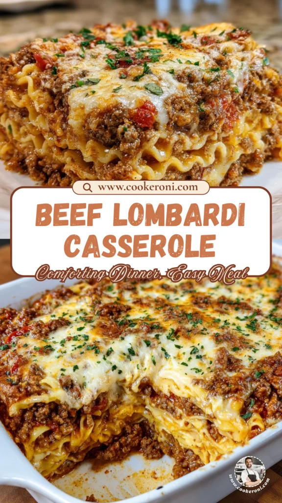 Beef Lombardi Casserole