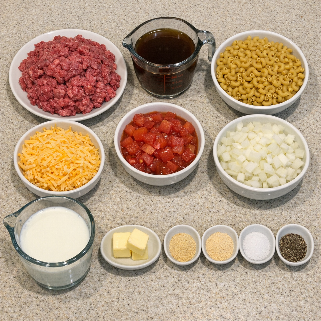 Cheeseburger Casserole