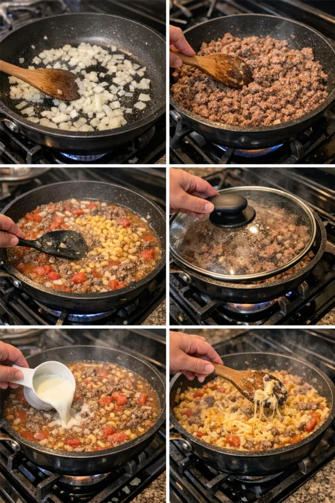 Cheeseburger Casserole