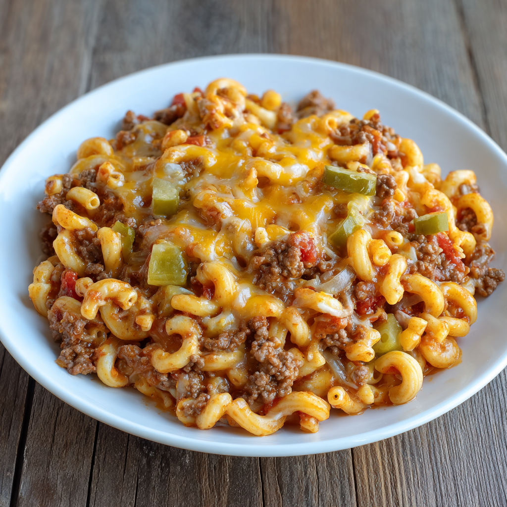 Cheeseburger Casserolee