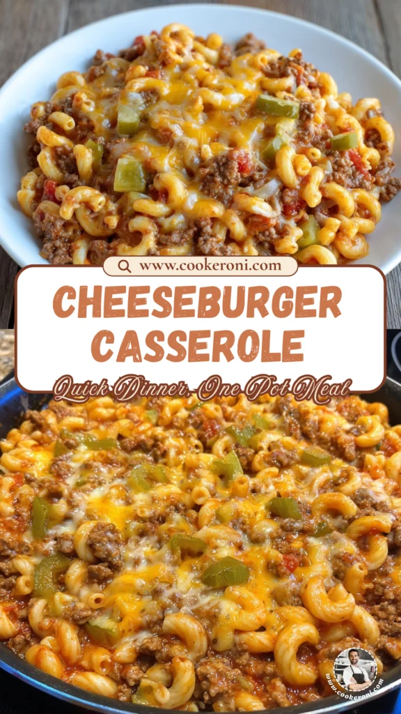 Cheeseburger Casserolee
