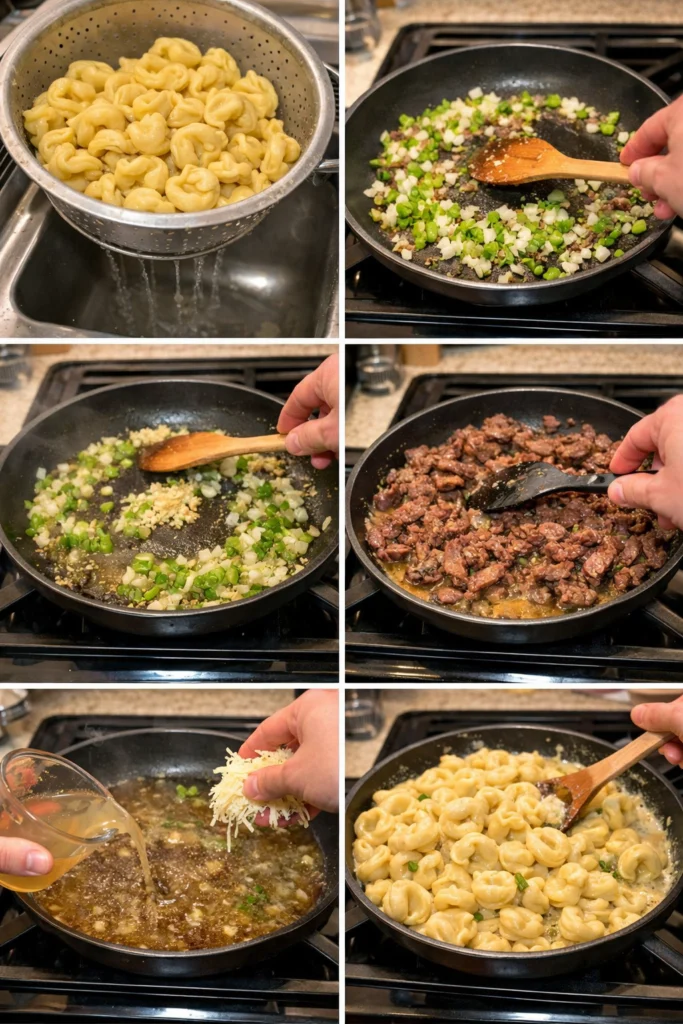 Cheesesteak Tortellini