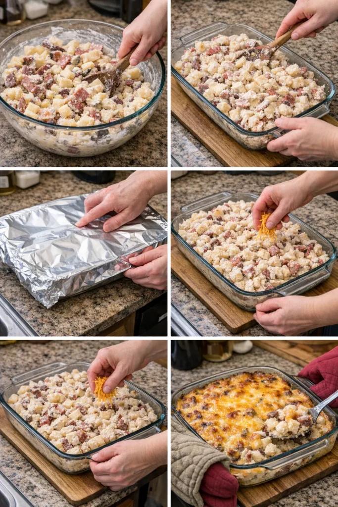Cheesy Ranch Potatoes and Smoked Beef