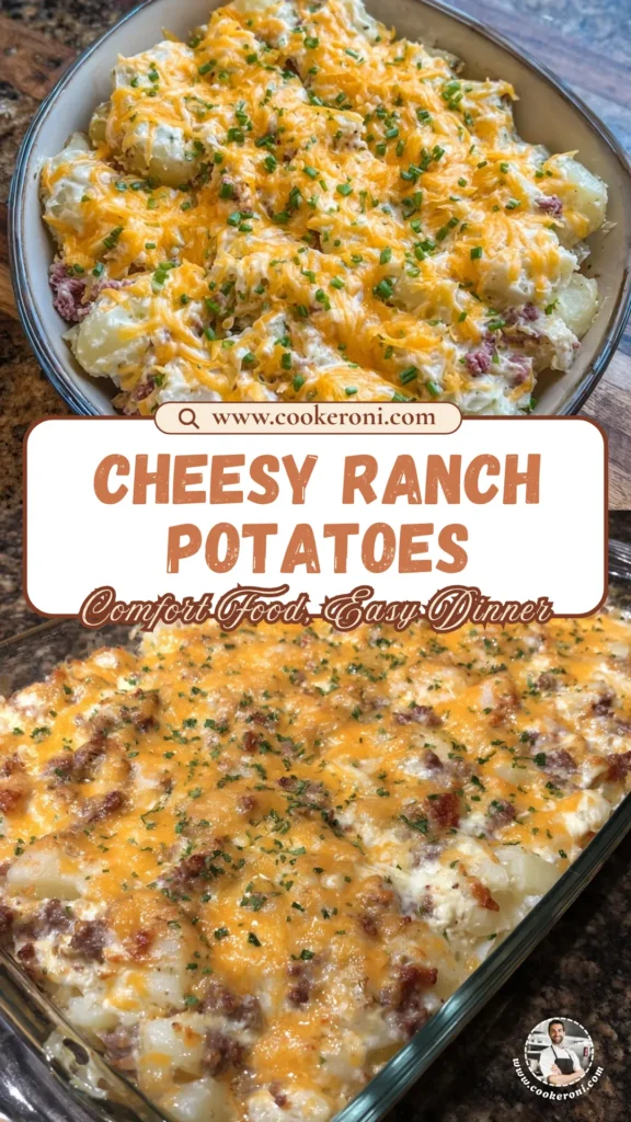 Cheesy Ranch Potatoes and Smoked Beef