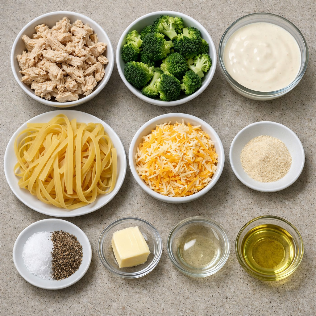 Chicken Broccoli Alfredo Bake