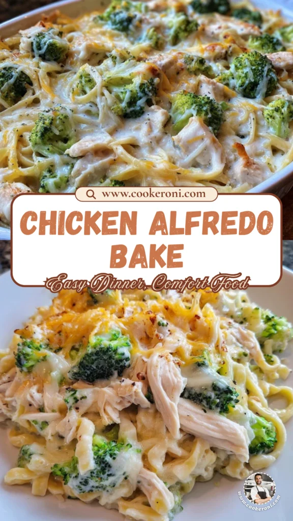 Chicken Broccoli Alfredo Bake