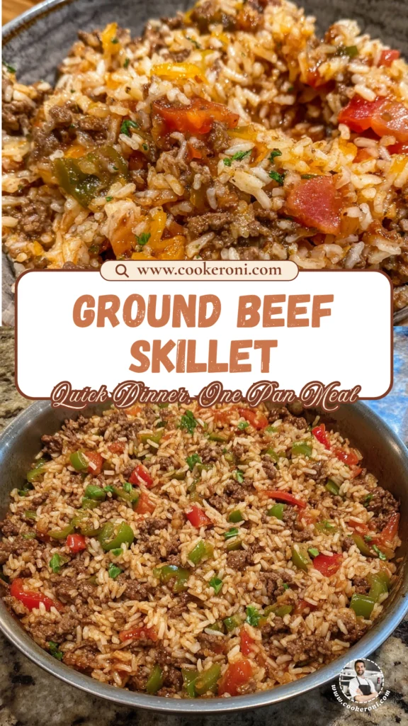 Classic Ground Beef and Rice Skillet