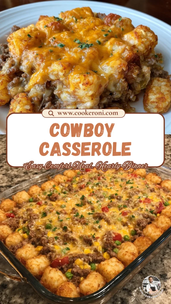 Cowboy Beef Tater Tot Casserole