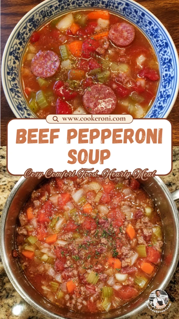 Beef Pepperoni Soup