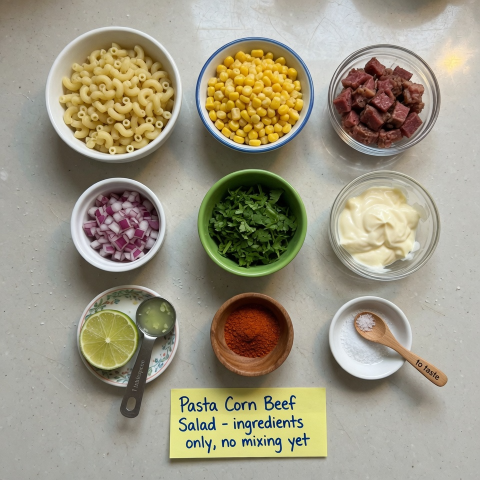 Creamy Street Corn Pasta Salad