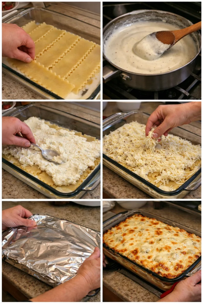 Creamy White Lasagna