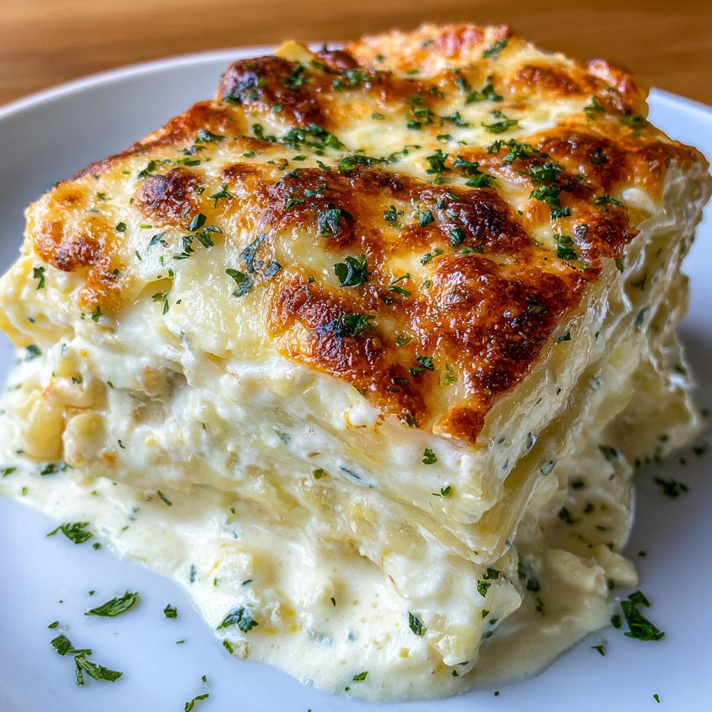 Creamy White Lasagna