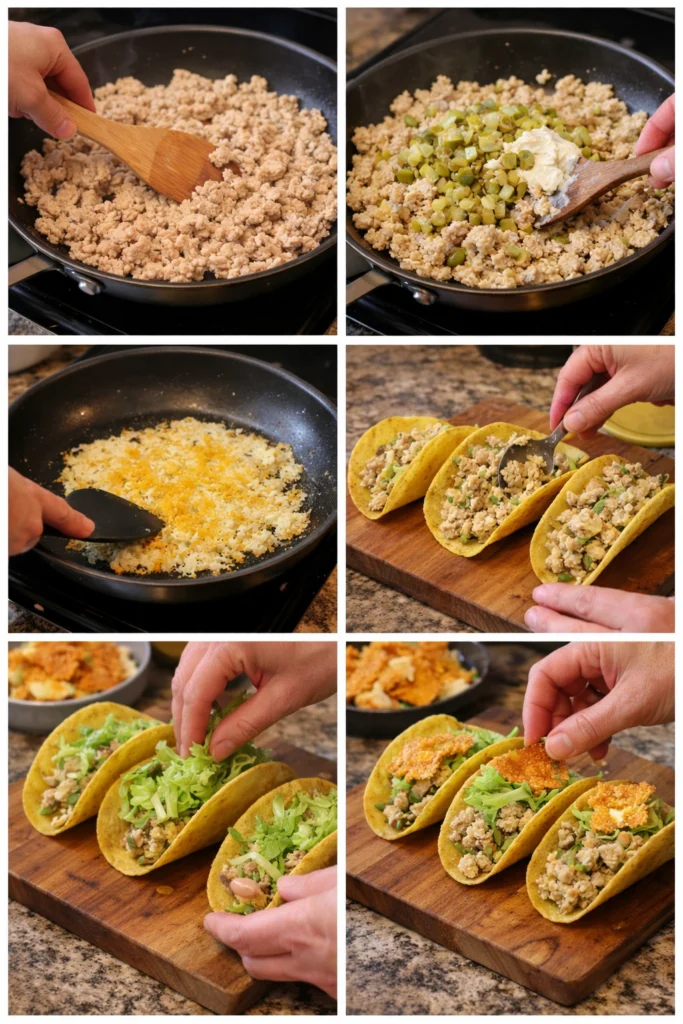 Dill Pickle Ranch Chicken Tacos