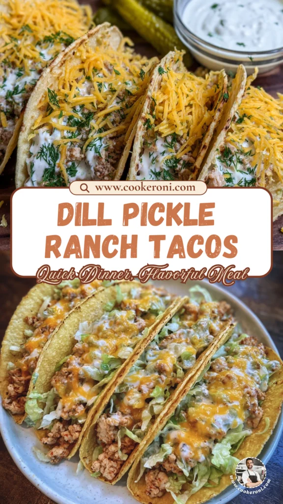 Dill Pickle Ranch Chicken Tacos