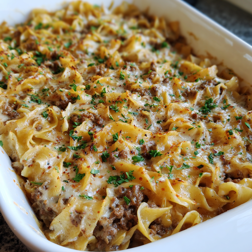 French Onion Beef Casserole