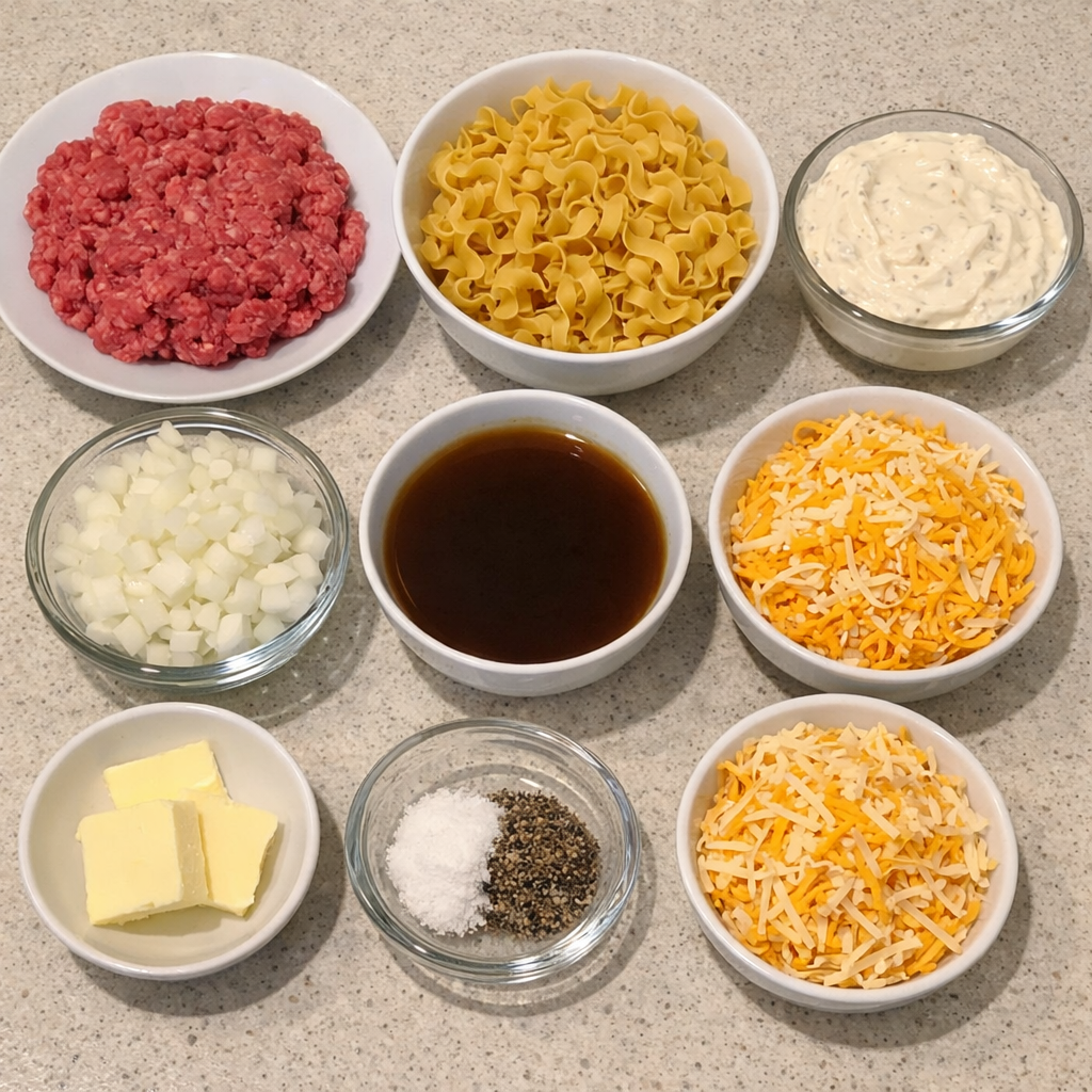 French Onion Beef Casserole