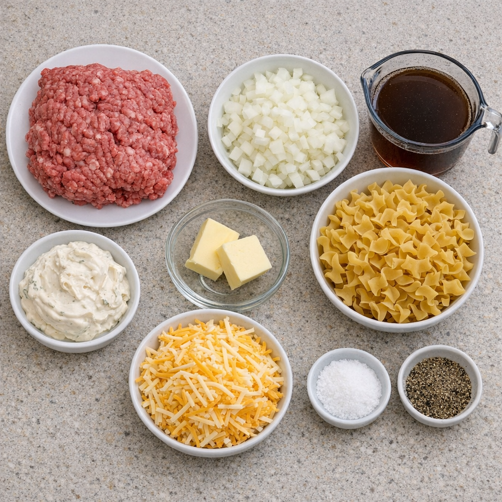 French Onion Beef Casserole