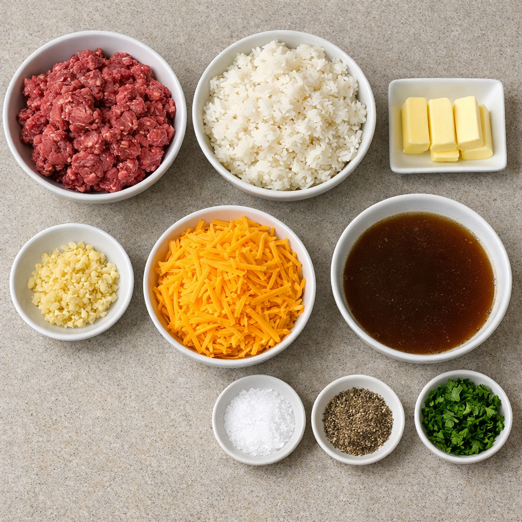 Garlic Butter Beef and Rice