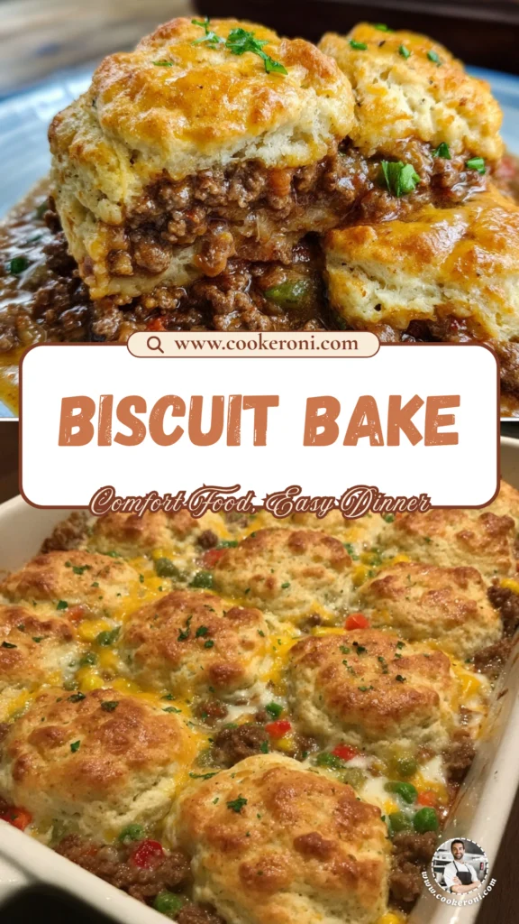 Ground Beef and Biscuit Bake