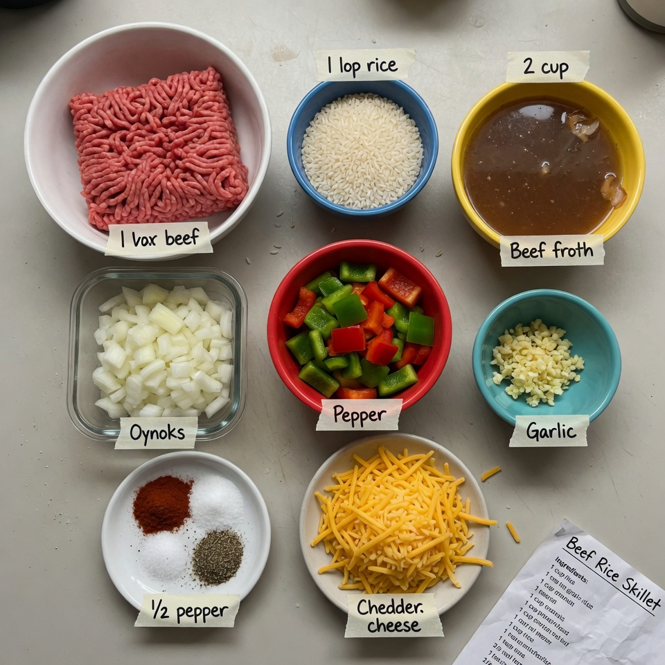 Ground Beef and Rice Skillet