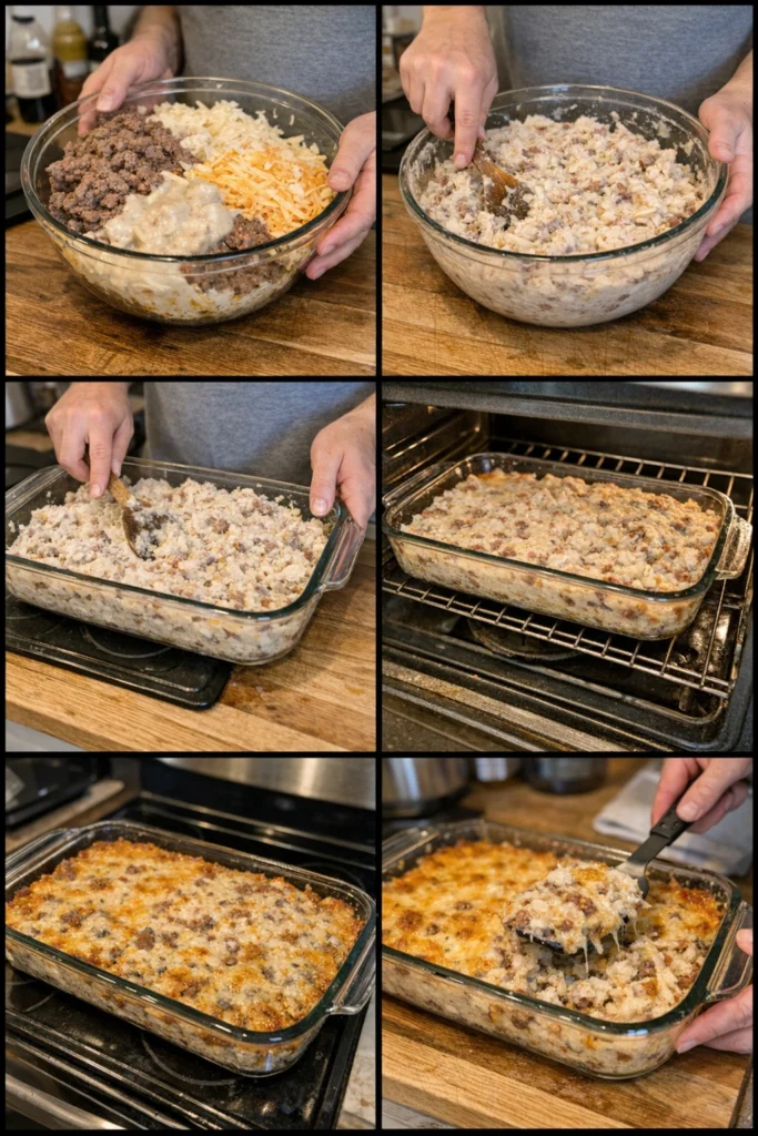 Hamburger Hashbrown Casserole