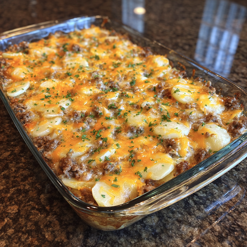 Hamburger & Potato Casserole