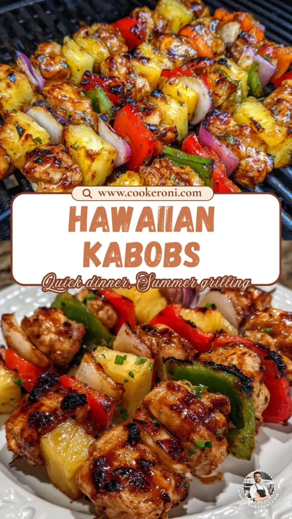 Hawaiian Chicken Kabobs