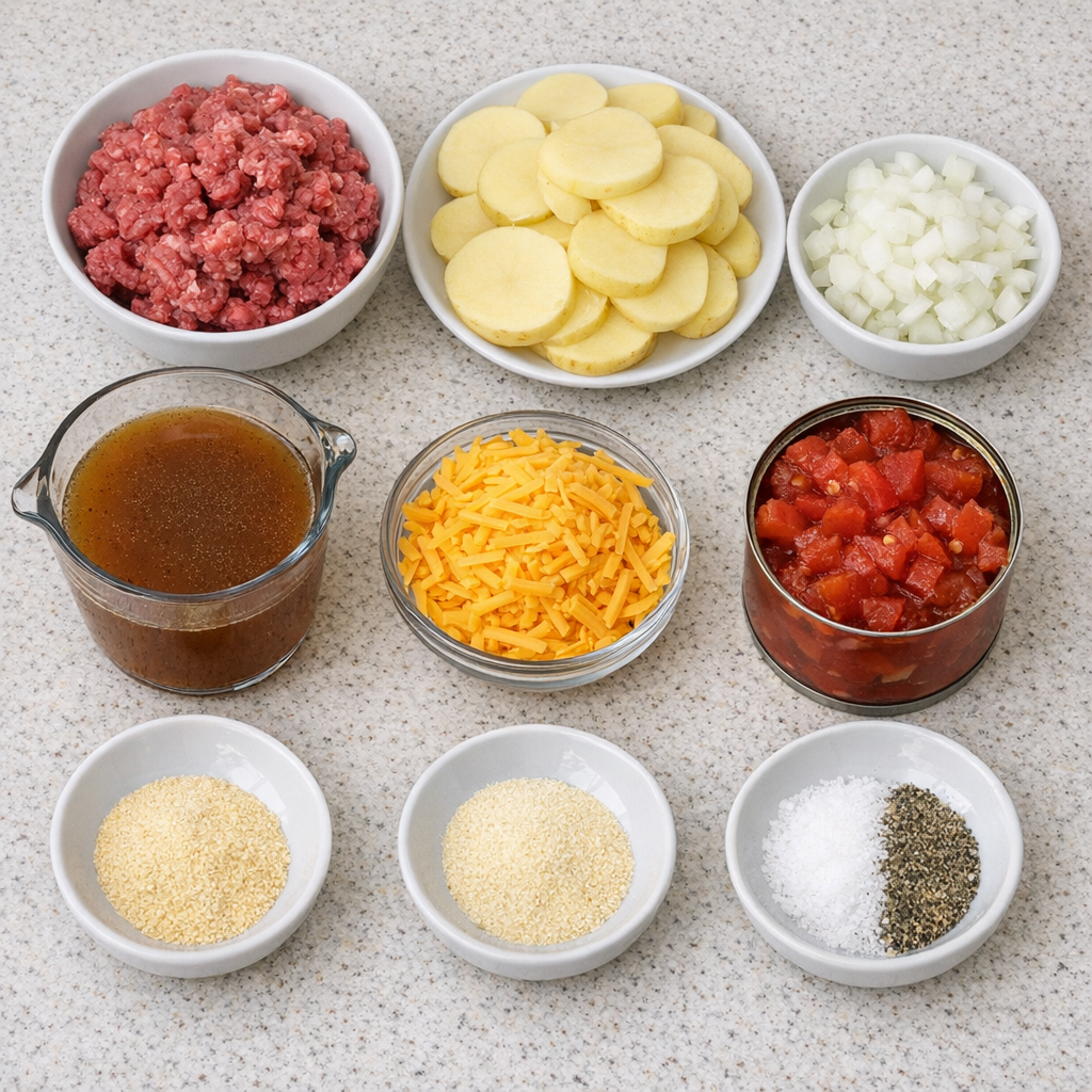 Hobo Casserole Ground Beef