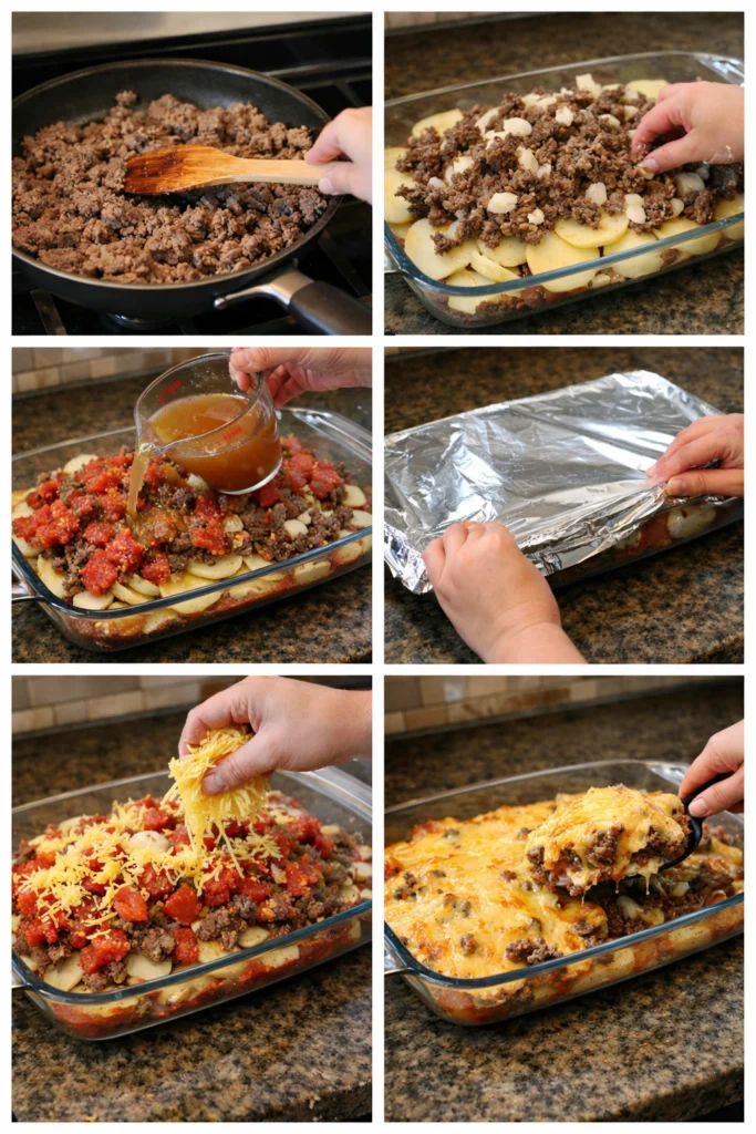 Hobo Casserole Ground Beef