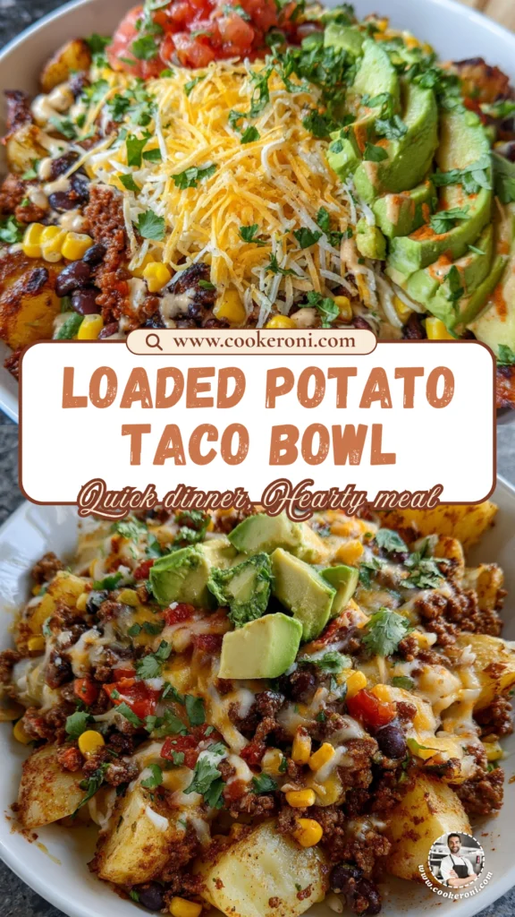 Loaded Potato Taco Bowl