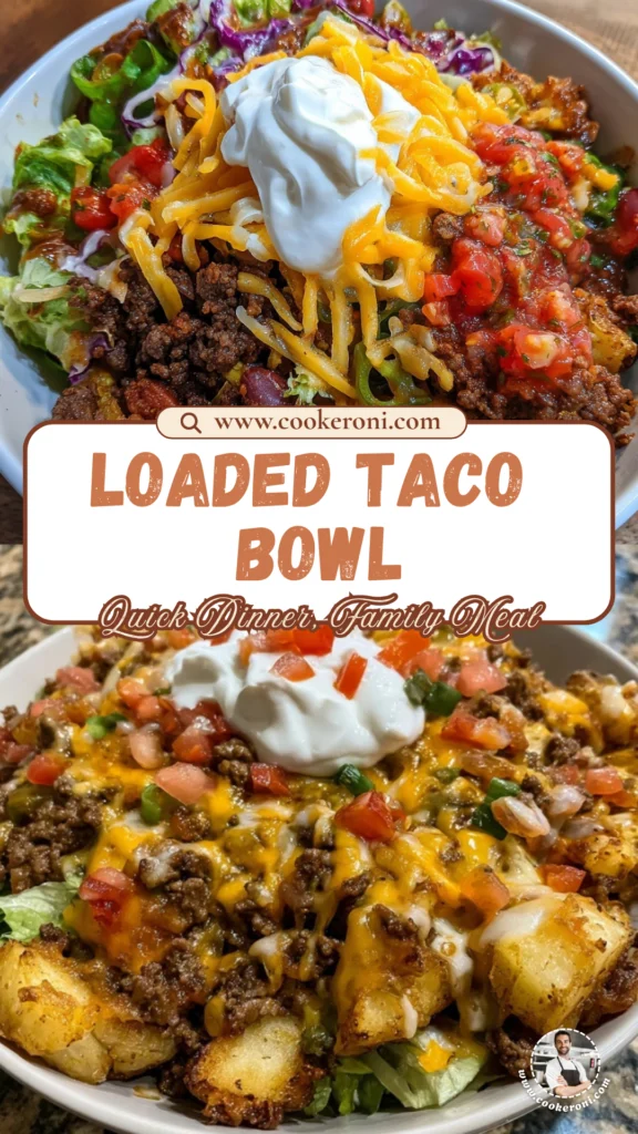 Loaded Potato Taco Bowl
