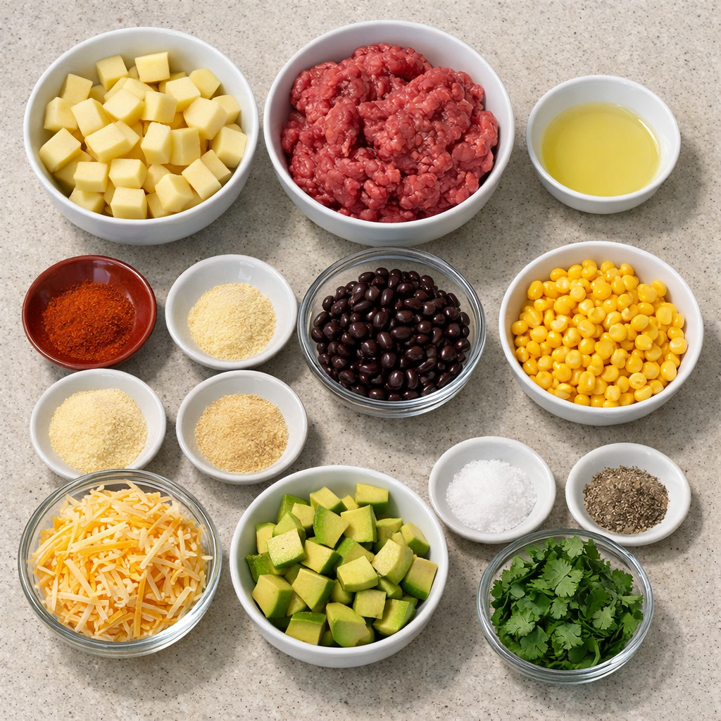 Loaded Southwest Potato Bowls