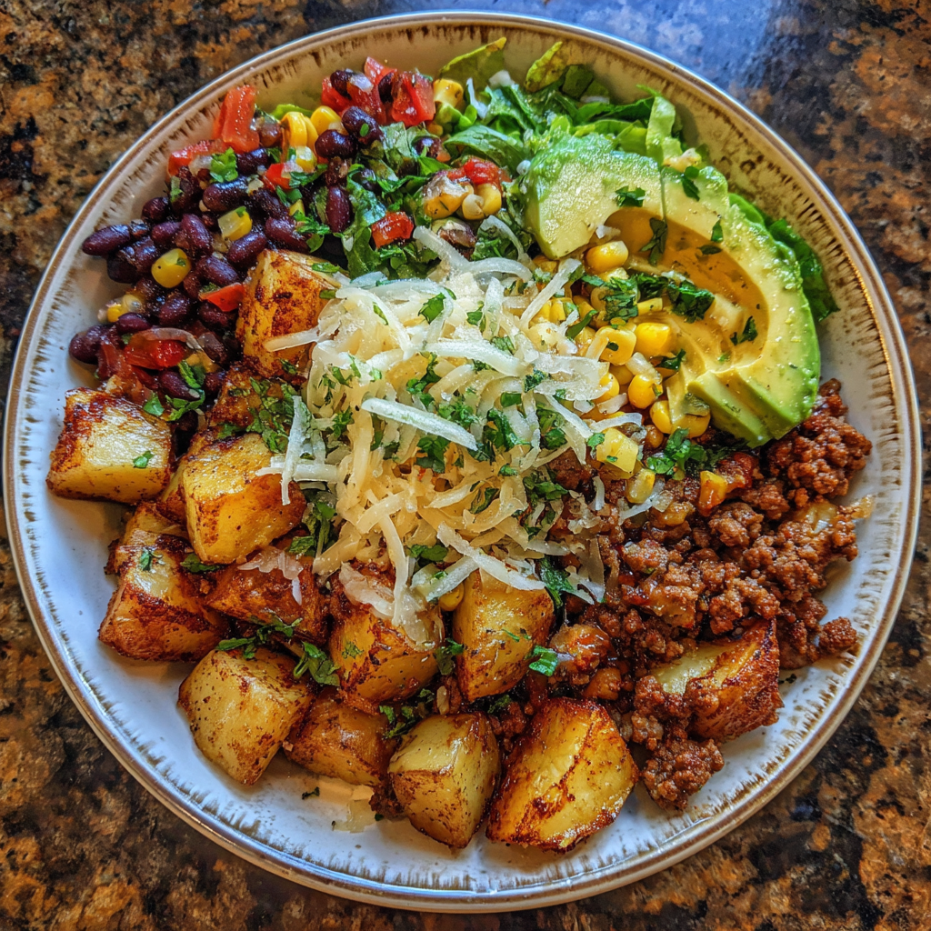 Loaded Southwest Potato Bowls