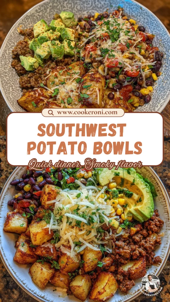 Loaded Southwest Potato Bowls