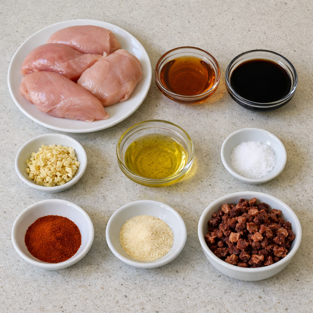 Maple Garlic Smoked Beef Chicken