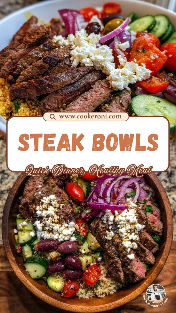 Mediterranean Steak Bowls
