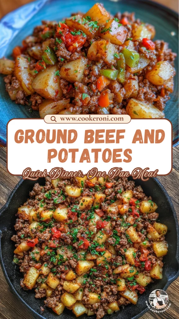 One-Pan Ground Beef and Potatoes