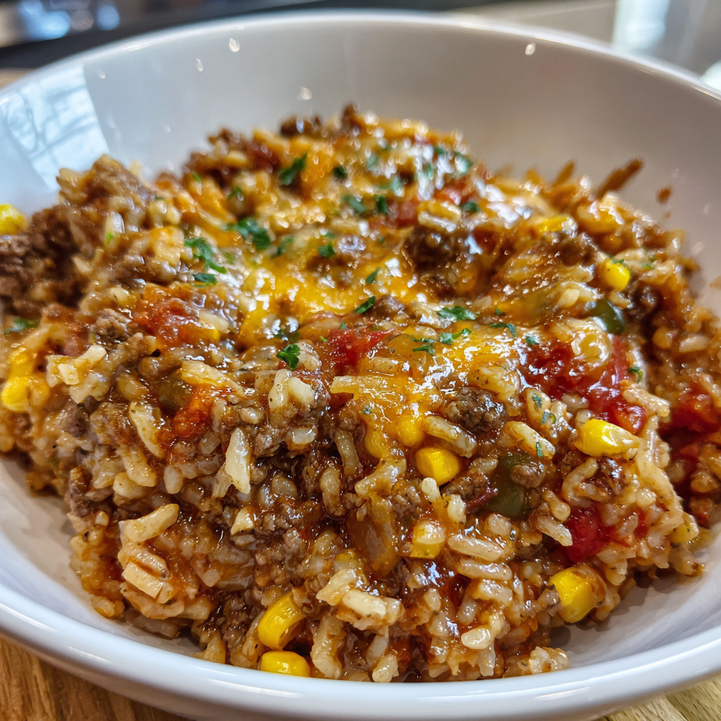 One Pot Mexican Rice Casserole