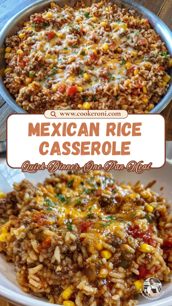 One Pot Mexican Rice Casserole