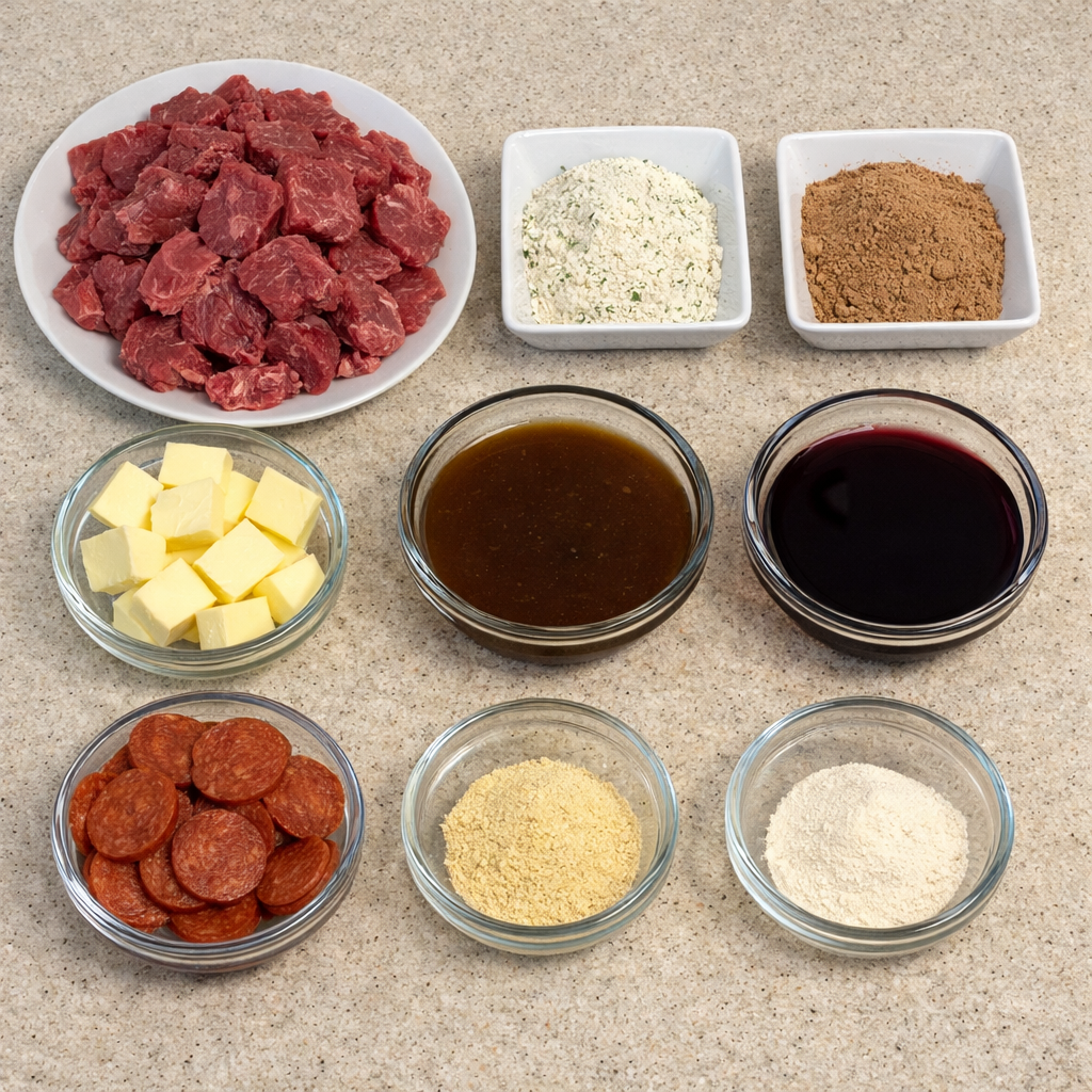 Slow Cooker Mississippi Steak Bites