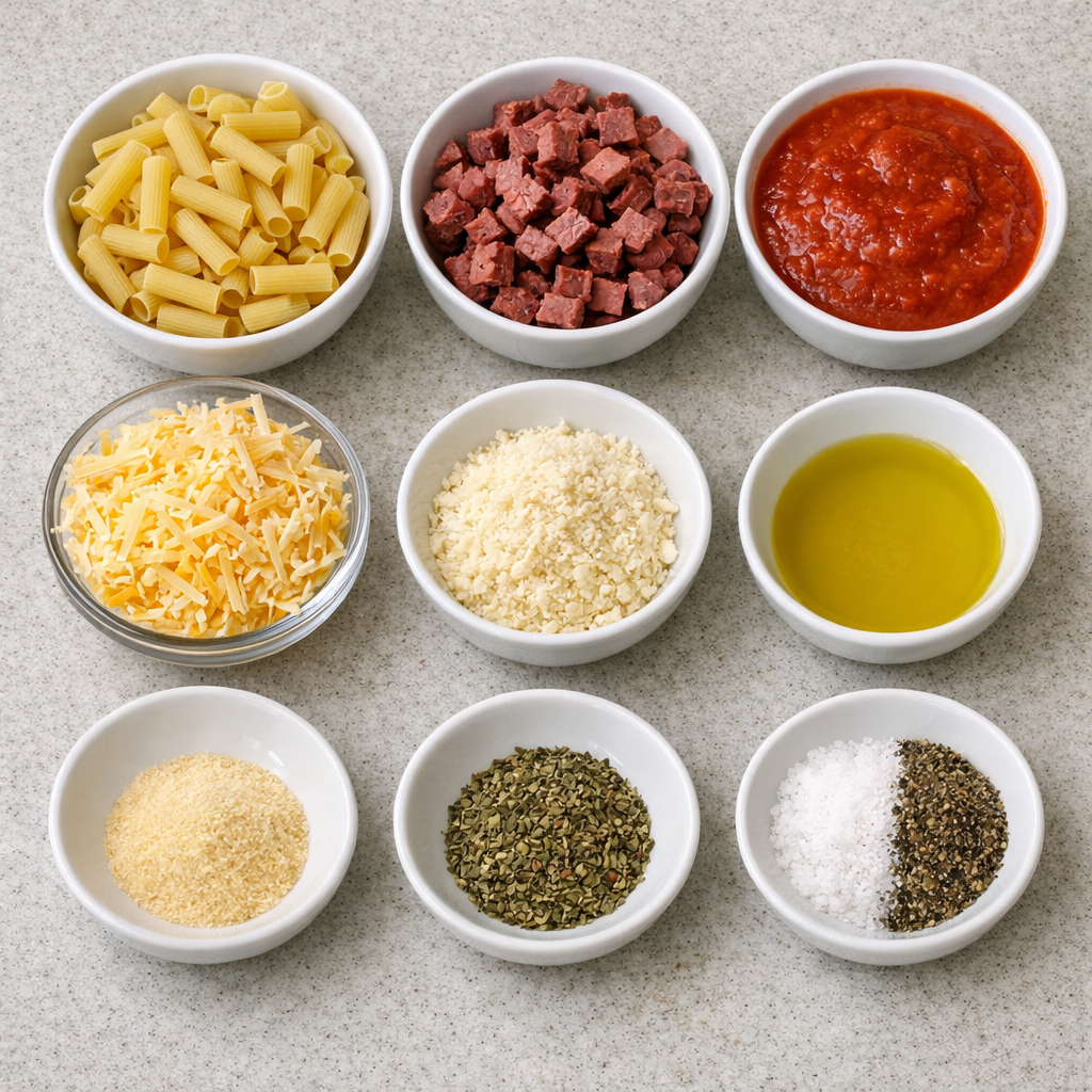 Smoked Beef Pasta Bake