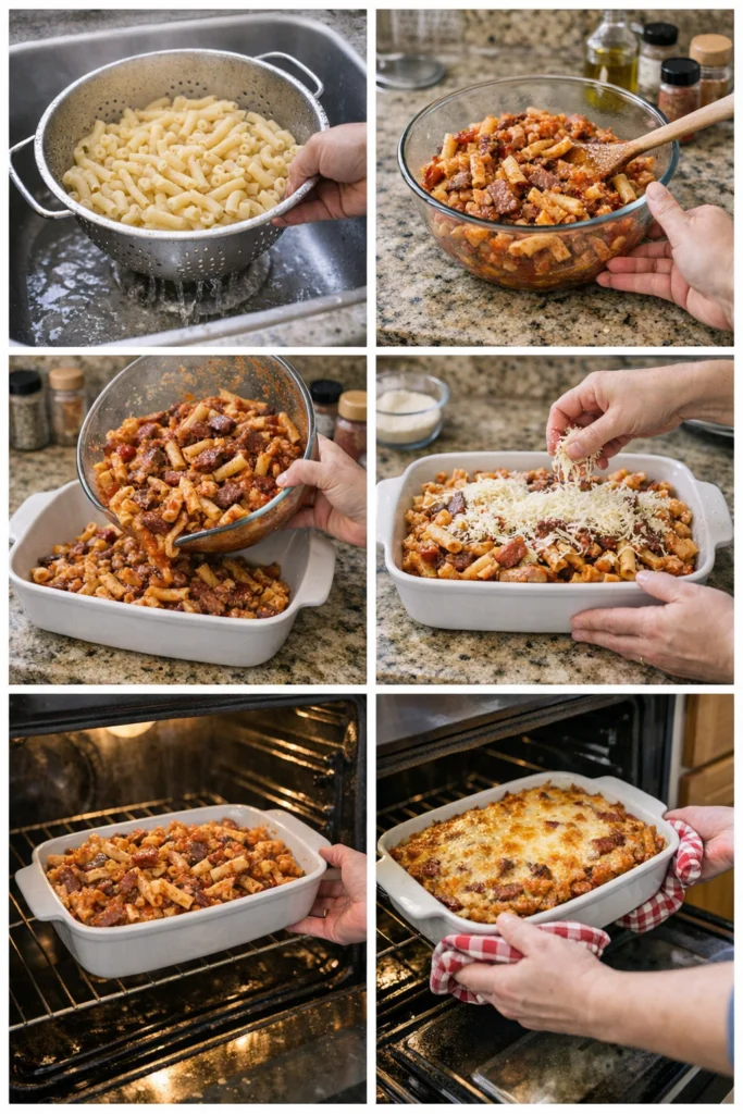 Smoked Beef Pasta Bake