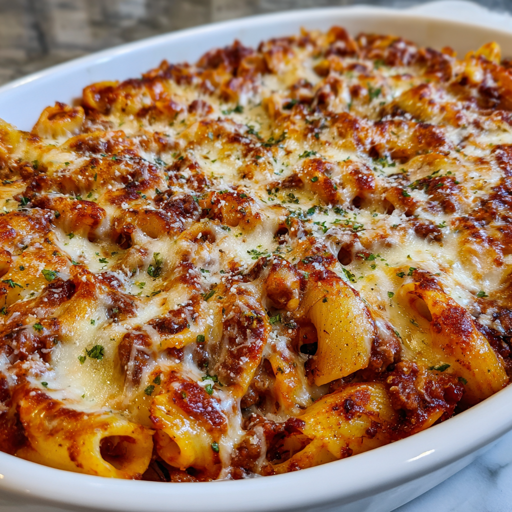 Smoked Beef Pasta Bake