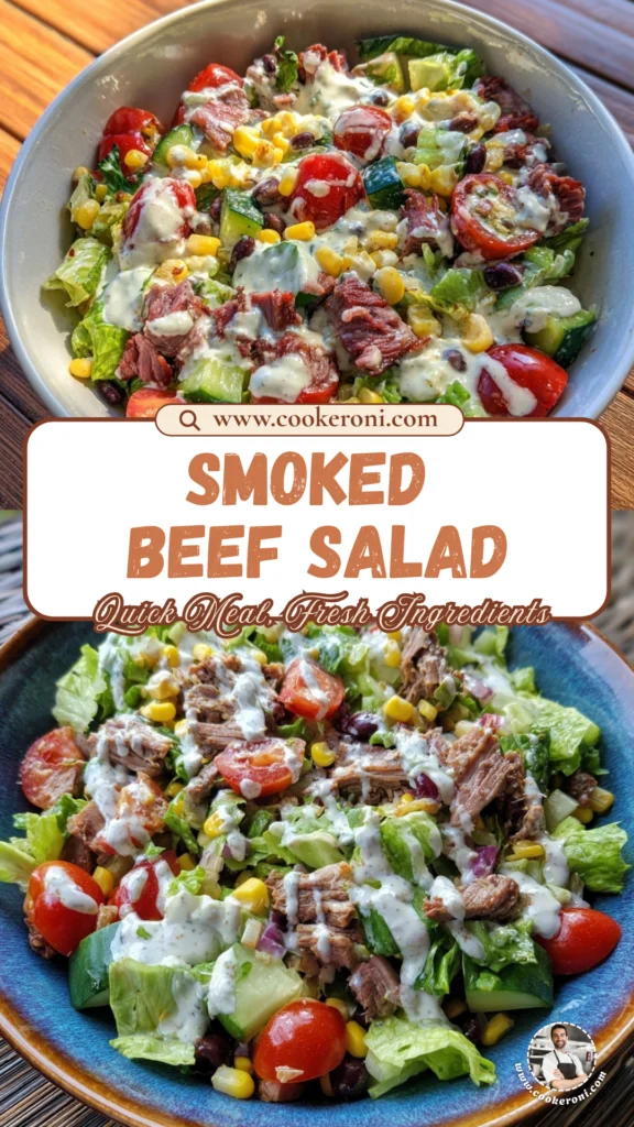 Smoked Beef Ranch Chopped Salad