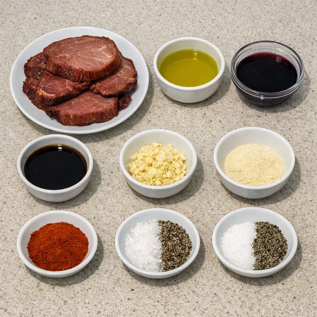 Smoked Beef Round Steak