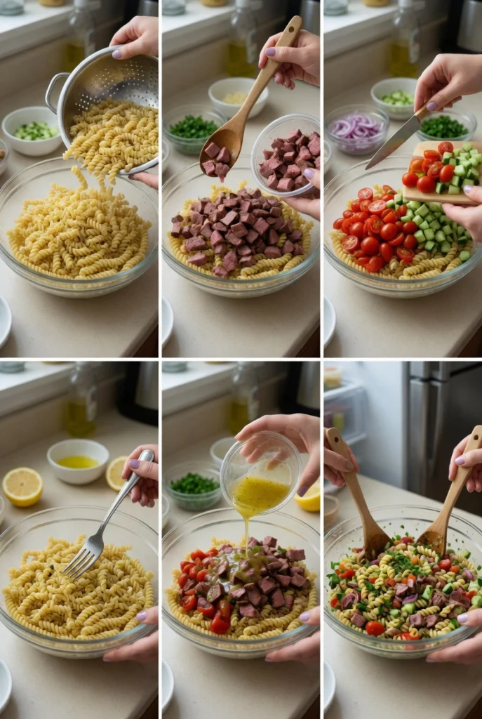 Smoked Beef Pasta Salad